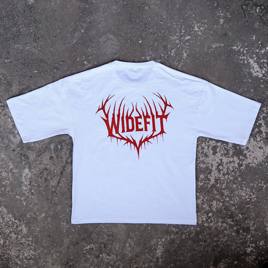 WIDEFIT White Performance Shirt - The Wide inferno Collection