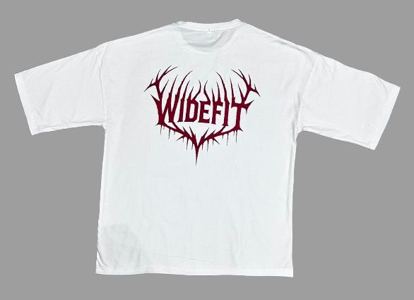 WIDEFIT White Performance Shirt - The Wide inferno Collection