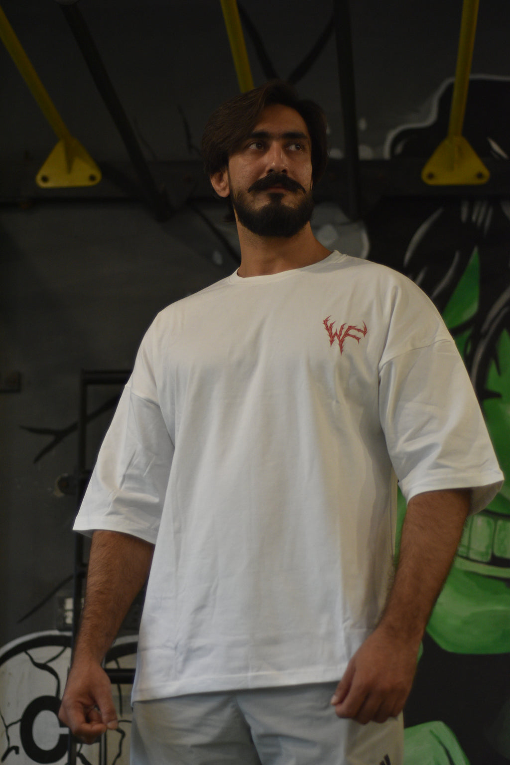 WIDEFIT White Performance Shirt - The Wide inferno Collection